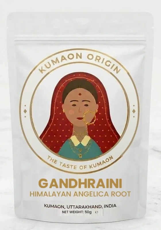 Gandhraini (Himalayan Angelica Root) pouch, Kumaon Origin
