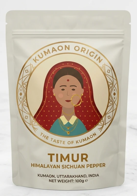 Timur pepper, 100 g Kumaon Origin pouch